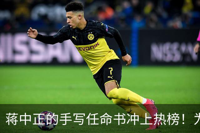 蒋中正的手写任命书冲上热榜！为什么当代人不识草书却贬低草书？