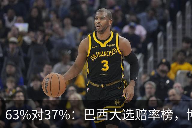 63%对37%：巴西大选赔率榜，博索纳罗之子领先卢拉